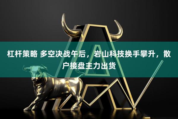 杠杆策略 多空决战午后，岩山科技换手攀升，散户接盘主力出货